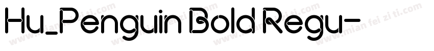 Hu_Penguin Bold Regu字体转换